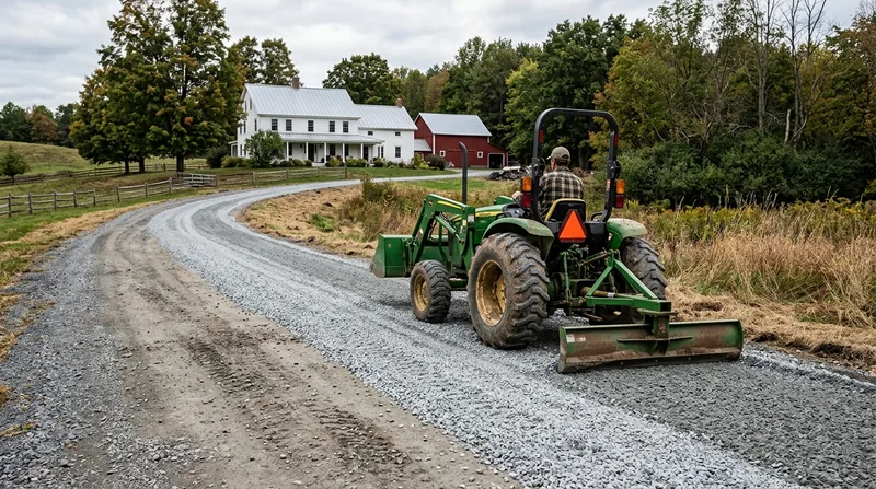 Gravel Driveway Installation & Grading Syracuse